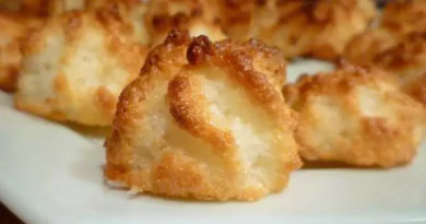 La recette de rochers coco ou congolais facile rapide et inratable faite à base de blancs d’œuf et de noix de coco râpée.