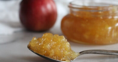 Confiture de pommes super facile et rapide .Une recette de Confiture de pommes super  facile et rapide préparer à base de pommes, sucre.